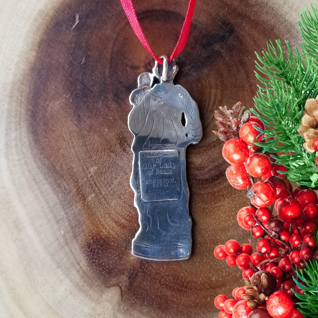 Pure silver christmas ornaments top